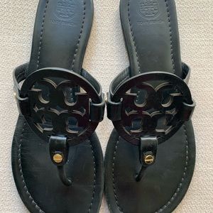 Tory Burch Black Miller Sandal.